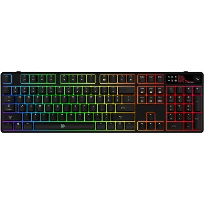 Thermaltake TteSPORTS Poseidon Z RGB Software Controlled 16.8 Million Color Mechanical Gaming Keyboard - Brown Switches