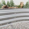 Raised Garden Bed Outdoor, Oval Large Metal Raised Planter Bed for for Plants, Vegetables, and Flowers - Silver - 3 of 4