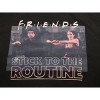 Friends TV Show Stick To The Routine Boy's Black Long Sleeve Shirt - 2 of 2