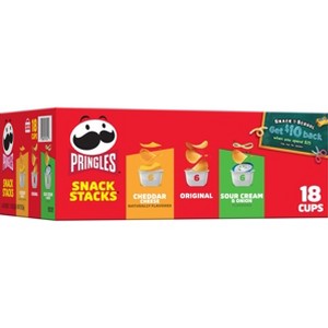 Pringles Snack Stacks Variety Pack Potato Crisps Chips - 12.9oz/18ct - 1 of 4