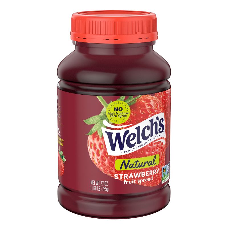 Welch's Natural Strawberry Spread - 27oz, 4 of 8