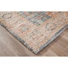 Floral Jute/Chenille Border Rug Blue/Ivory - 4 of 4