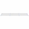 vidaXL Door Canopy Gray and Transparent 141.1"x35.4" Polycarbonate - 3 of 4