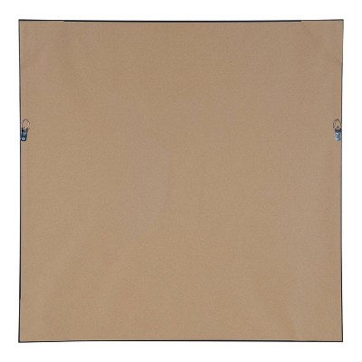 Calter Square Black Framed Full-Length Dresser Mirror, 29.5"