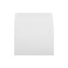 JAM Paper A6 Strathmore Invitation Envelopes 4.75 x 6.5 Bright White Linen 3137 - 2 of 4