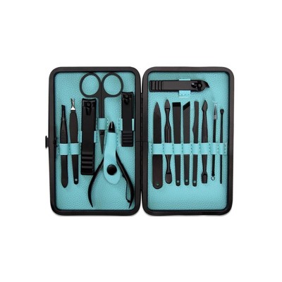 LOVELAY CREATIONS 15 Pieces Manicure and Clippers Set