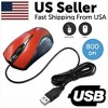 Wikineon USB 2.0 Optical Wired Mouse with Scroll Wheel - Red Mice Compatible with PC, Laptop, Notebook & Desktop: Reliable Precision for Daily Use - 2 of 4