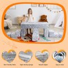 Dyonery 10pcs Modular Kids Couch, Glow in The Dark Play Sofa with Washable Cover, Convertible Toddler Sofa for Creative Play - 4 of 4