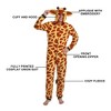 Giraffe Adult Long Sleeve Hooded Cosplay Onesie Costume Union Suit - 2 of 4