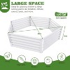 Cesicia 70x60x18in Grey Hexagon Galvanized Steel Raised Garden Bed - 2 of 4