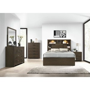 Hendrix 5 Drawer Chest Walnut - Picket House Furnishings - 1 of 4