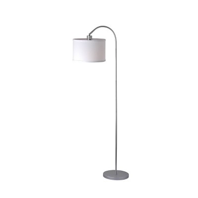 Arc Floor Lamp (Includes LED Light Bulb)Gray - Room Essentials™