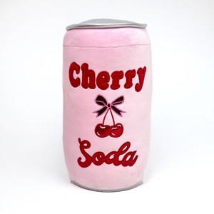 PM&J Home 16" Weighted Cherry Cola Plush Stuffed Animal - 1 of 2