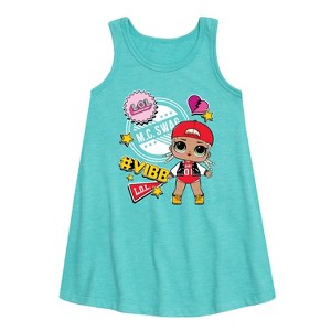 - LOL Surprise! - M.C. Swag Vibe Graphic Sleeveless Aline Dress - 1 of 3