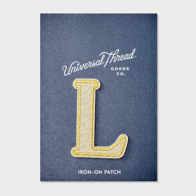 Patches Letters L - Universal Thread™ White