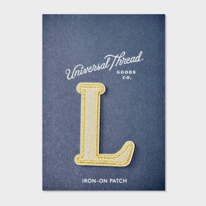 Patches Letters L - Universal Thread™ White - 1 of 2