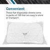 BodyMed Disposable Face Cradle Covers - 1 Pack of 100 Sheets - Medical-Grade, Ultra Soft, Luxurious, Non-Sticking Massage Face Covers/Headrest Covers - 4 of 4