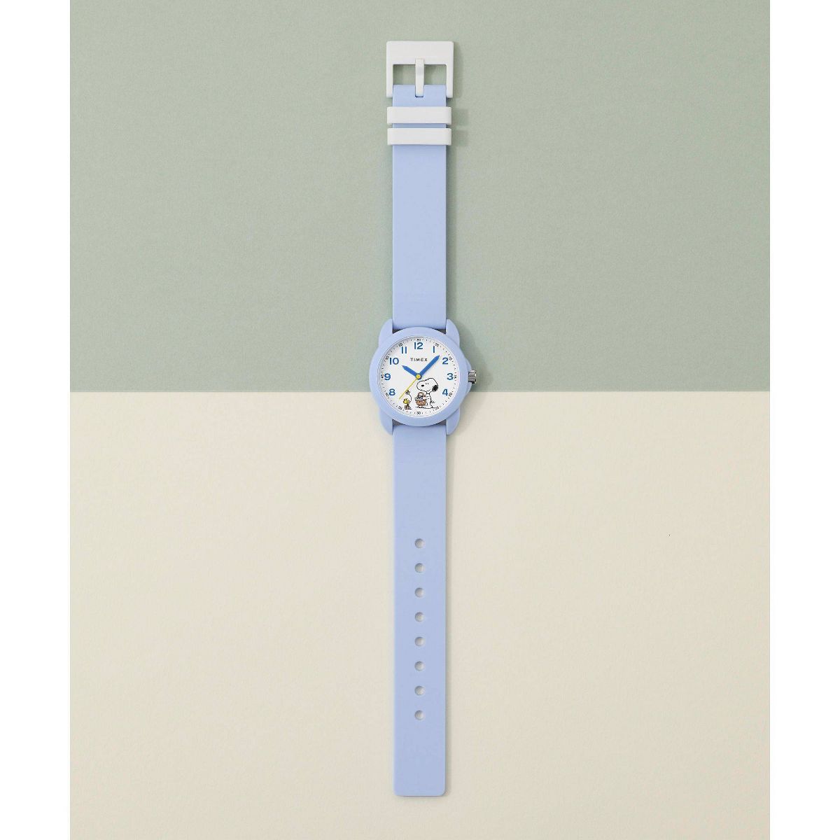 Kids Peanuts x Timex Spring Watch with Silicone Strap - Blue TW2Y51100 - thumbnail 3