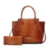 MKF Collection Viridiana Women’s Luxe Croc-Embossed Versatile Tote Bag by Mia K - 2 of 4