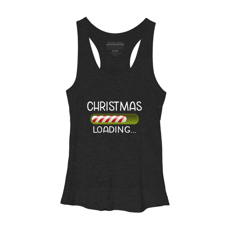 Women's Design By Humans Christmas 2020 loading, X-Mas is coming, Xmas 2020 By Newsaporter Racerback Tank Top, 1 of 4