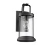 Chloe Lighting Kash Transitional 1 Light Textured Black Outdoor Wall Sconce 15" Tall - 3 of 4