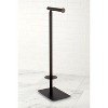 Kingston Brass Claremont Freestanding Toilet Paper Stand Oil Rubbed Bronze : Microfiber, Machine Washable, Non-Slip Backing - 2 of 4