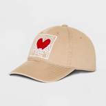 Keith Haring Heart Hat - Tan
