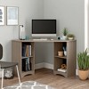 Beginnings Corner Desk Silver Sycamore - Sauder - 2 of 4