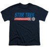 Boys' Star Trek Americana Enterprise T-Shirt Navy X Small - 2 of 4