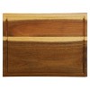 MegaChef 15.5 x 12 Inch Acacia Wood Reversible 1.5 Inch Thick Carving and Cutting Board with Juice Groove - 2 of 4