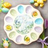 Certified International 12.25" Easter Morning Round Deviled Egg Plate - 2 of 4
