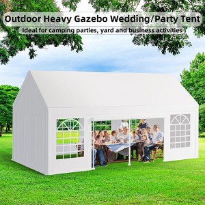Outdoor Gazebo Tent for Events , Removable Sidewalls, 3 Storage Bags, Waterproof, Easy Setup, Ideal for Backyard Parties, Weddings - 1 of 4