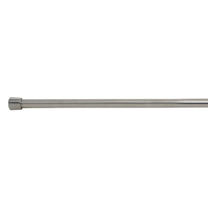 iDESIGN Forma Metal Expandable Constant Tension Bathroom Shower Brushed Stainless Steel - 1 of 4