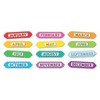 Ashley Productions® Magnetic Die-Cut Timesavers & Labels, Months of the Year, White Polka Dots On Assorted Colors, 12 Per Pack, 3 Packs - 2 of 3