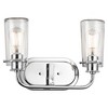 Kichler Lighting Braelyn 2 - Light Vanity in  Chrome - 3 of 4