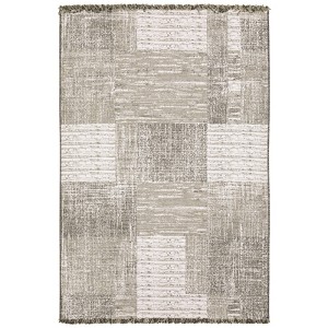Oriental Weavers Gillian 081V4 Beige/ Black Indoor/Outdoor Area Rug - 6'7" x 9'2" - 1 of 4