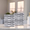 Luxury Cotton Heavyweight Solid Plush Towel Set by Blue Nile Mills - 2 of 4