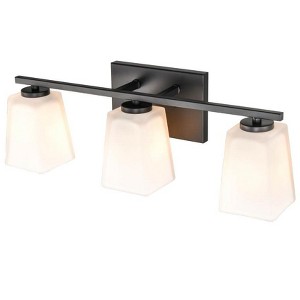 Millennium Lighting 3 - Light Vanity in  Matte Black - 1 of 4