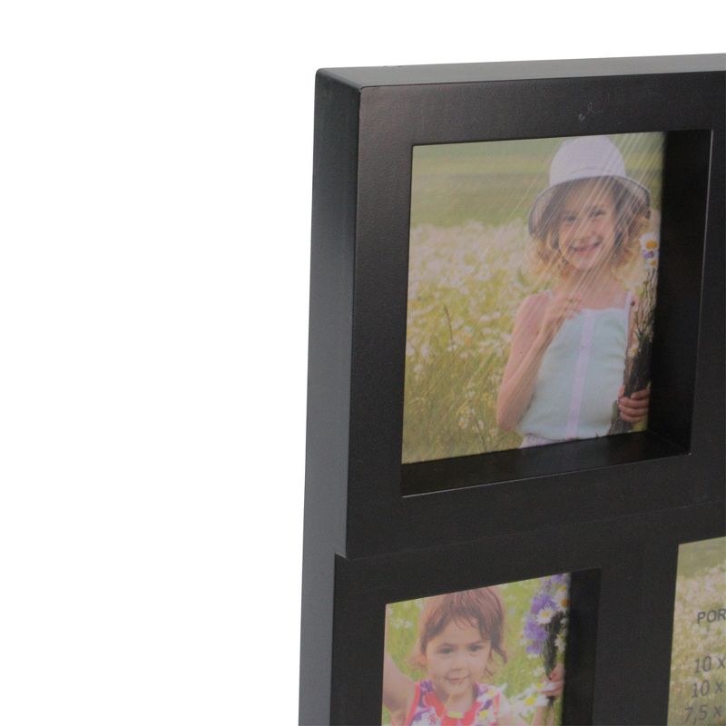 Northlight 11.5" Black Multi-Sized Puzzled Collage Photo Picture Frame Wall Decoration, 3 of 4