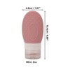 Unique Bargains Refillable Portable Silicone Pump Bottle for Travel 1 Pc - 4 of 4