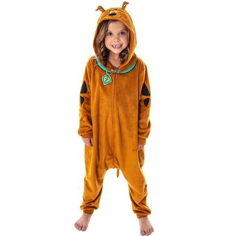 Scooby Doo Costume Kids Union Suit Sleeper Pajamas Target