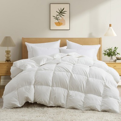 Peace Nest Light & All-season Warmth White Goose Down Comforter Duvet  Insert With 360tc Fabric : Target