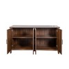 Maliang 4 Doors Decorative Storage Cabinet with 4 open shelves, Freestanding Sideboard Storage Cabinet for Living Room - 3 of 4