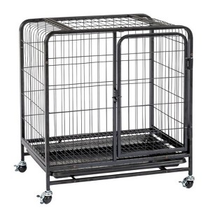Karl Home 26 Inch Durable Metal Cat  Dog Cage - 1 of 4