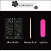 LOVELAY CREATIONS Cherry French Tip Square Press-On Nails, Leopard Print - 3 of 4