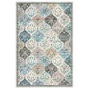 Vintage Trellis Area Rug Traditional Floral Washable Rugs for Living Room Bedroom Low Pile Non-Slip Floor Carpet - 3 of 4