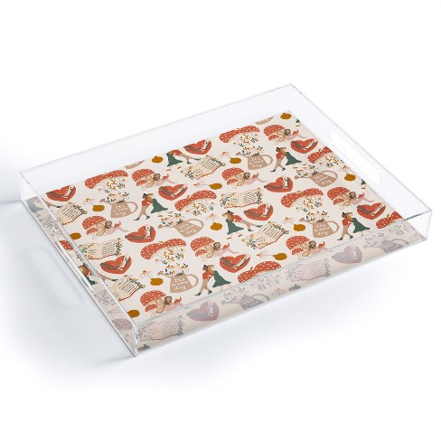 Dash and Ash Woodland Friends Acrylic Tray - Deny Designs - image 1 of 4