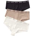 Leonisa  3-pack contrast waistband soft cheeky panties -