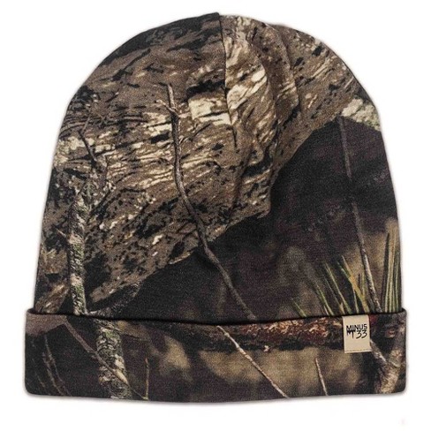 Minus33 Merino Wool Midweight - Ridge Cuff Beanie 100% Merino Wool Mossy  Oak Break Up Country