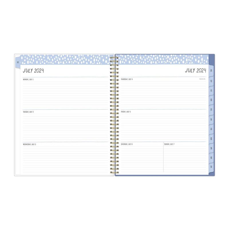 Ildlewild Co. for Blue Sky 2024-25 Weekly/Monthly Planner  11&#34;x8.5&#34; Poly Wirebound Speckled Blue, 6 of 14
